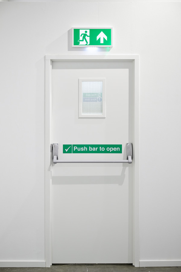 Close up of 'You can't run, but you can hide' at Art Antwerp with Harlesden High Street and GROVE (Season 4 Episode 6) in 2023