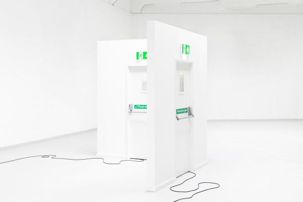 You can't run, but you can hide (2022) at a&o Kunsthalle by Melle Nieling